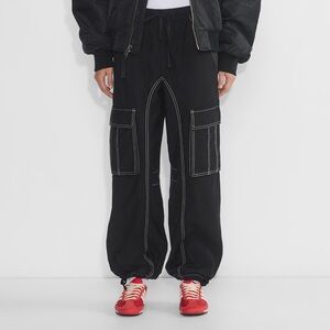 Aritzia TNA Black Cargo Pants